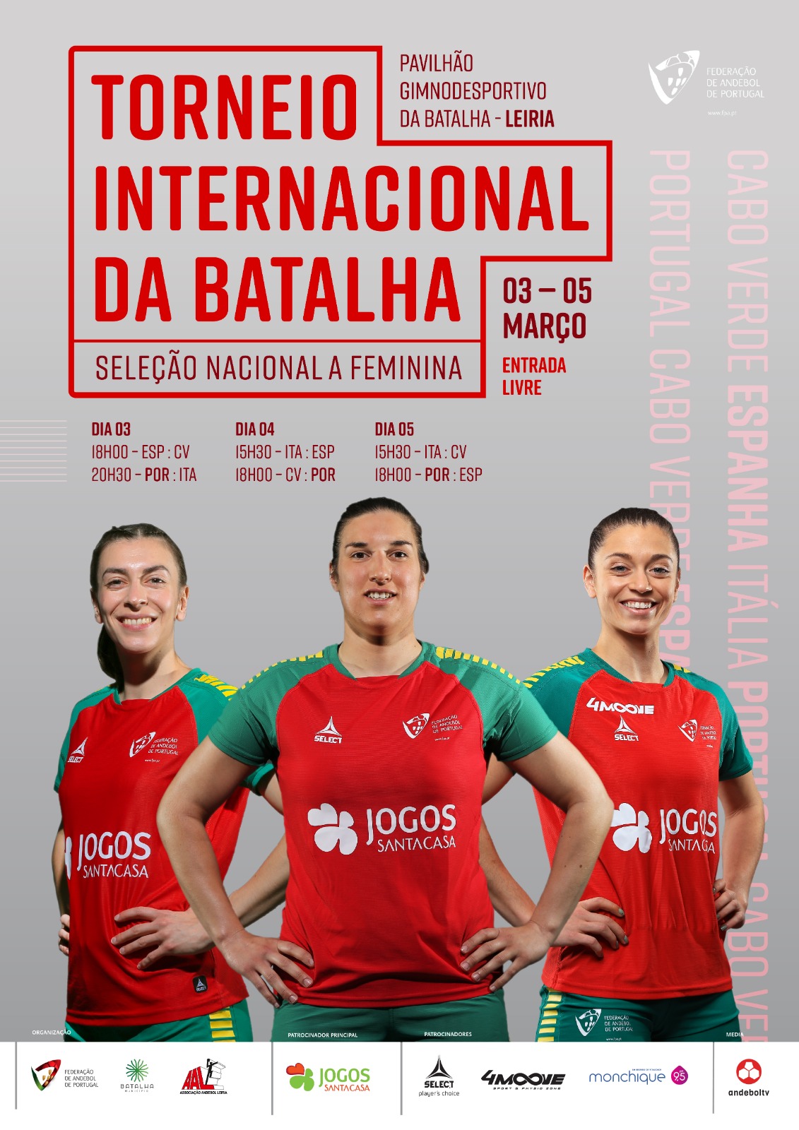 Jogo de Qualificação para o Mundial de Andebol Feminino - Portugal VS  Roménia - Viral Agenda